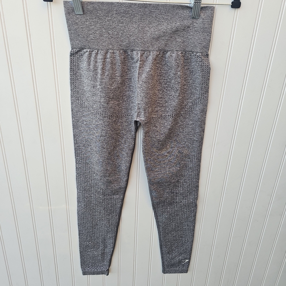 Gymshark Seamless High-Waisted Gray Leggings Womens Small - Picture 4 of 5